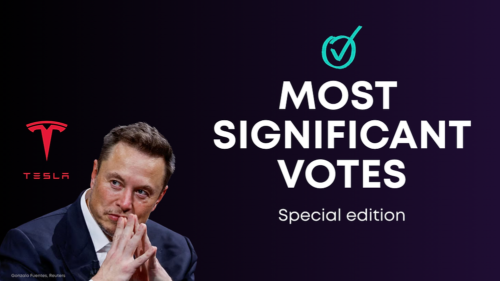 Most Significant Votes - Tesla AGM special edition